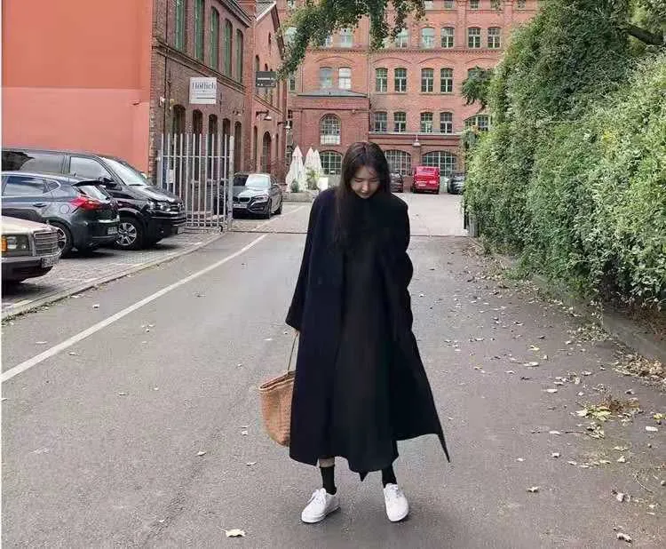 100% Double Faced Virgin Wool Belted Coat 🐏