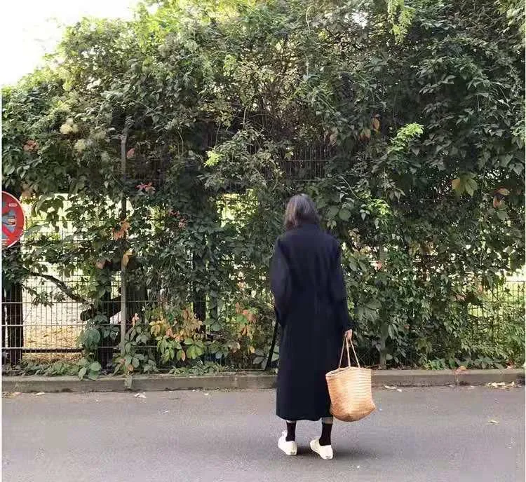 100% Double Faced Virgin Wool Belted Coat 🐏