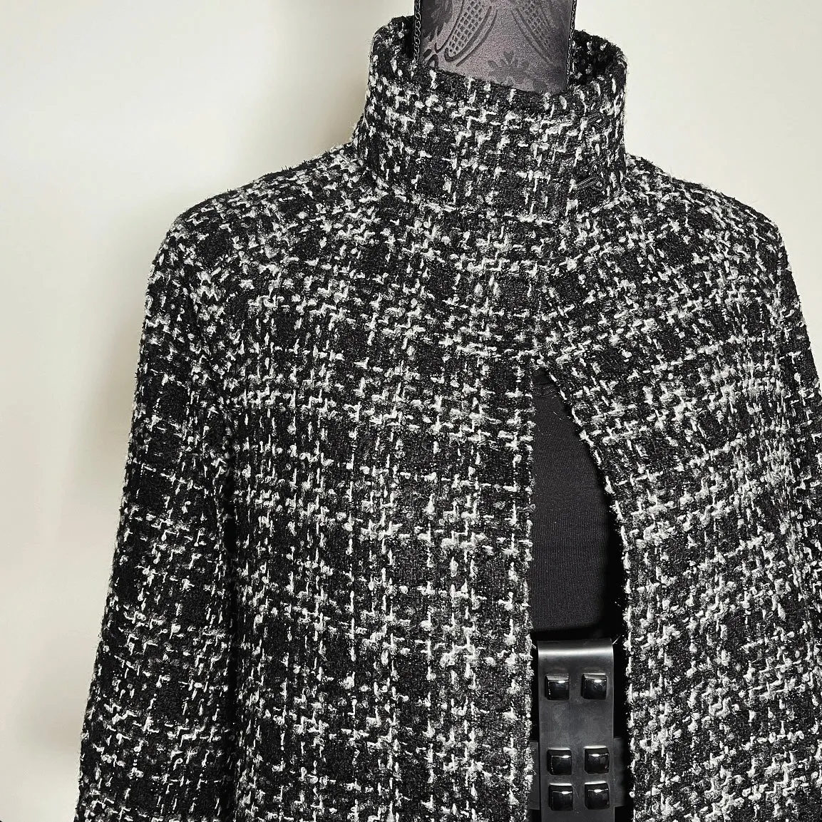 Abbey Swing Coat - One Of A Kind - Boucle plaid