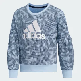 Adidas Crewneck Sweatshirt Glow Blue / Collegiate Navy EH4069