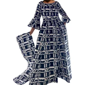 African Ankara Maxi Dress