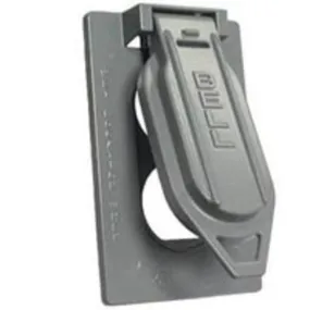 Bell Weatherproof 5146-0 Duplex Cover 1G Vert Mt Gray