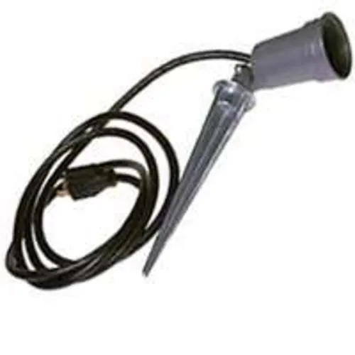 Bell Weatherproof 5792-0 Portable Spike Light, 15 Amp, 125 Volt