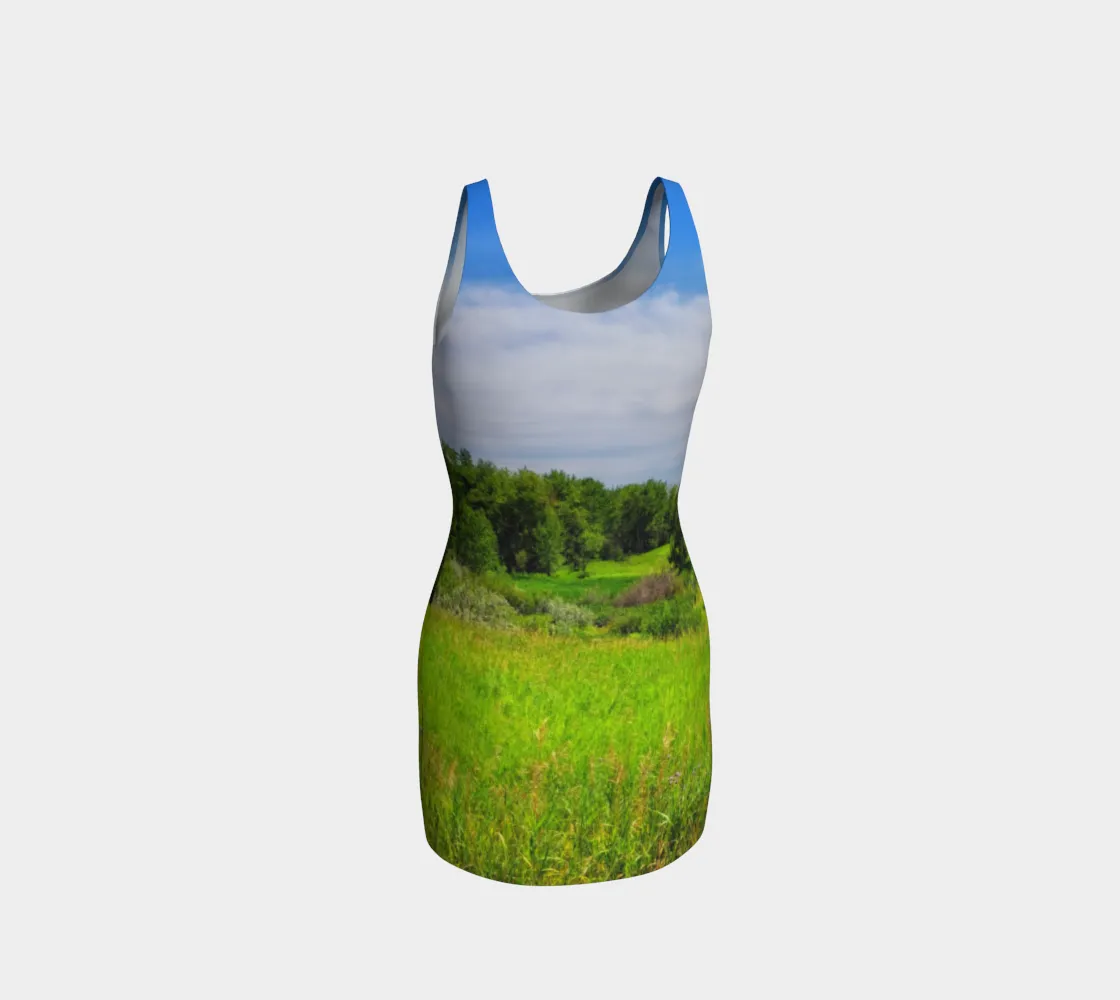 Bodycon Dress - Fish Creek Park Votier's Flats Meadow