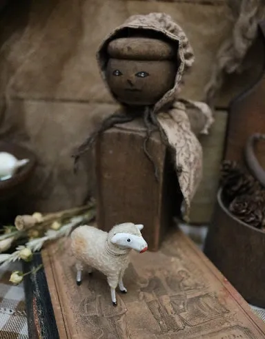 Bonnet Stand Putz Sheep Book Gathering
