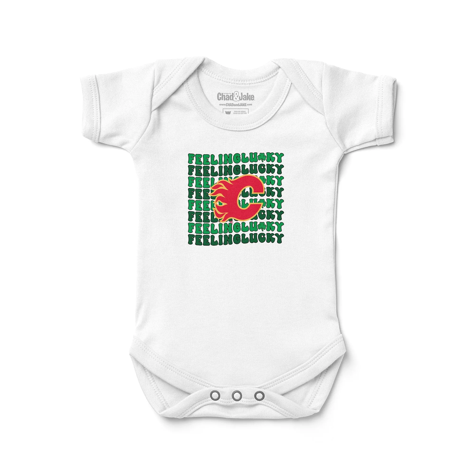 Calgary Flames St. Patrick's Day Bodysuit