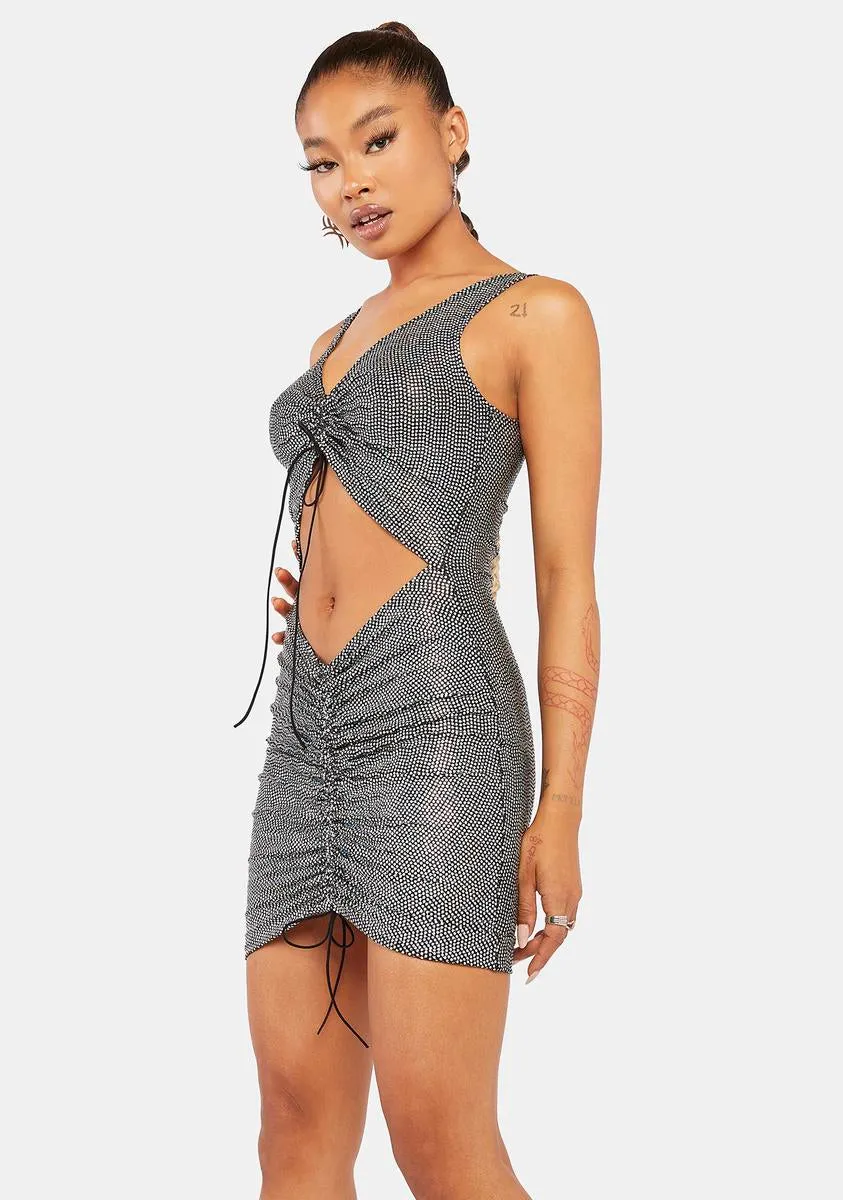 Cheers To You Holographic Dress