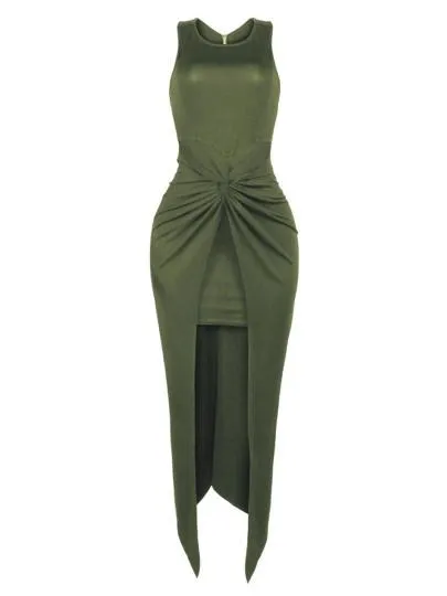 Double-Layered Women's Evening Dress