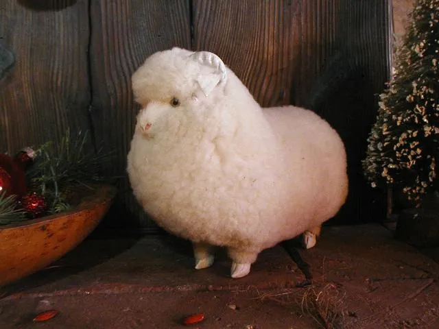 German Wooly Ram Folk Art Very Unique