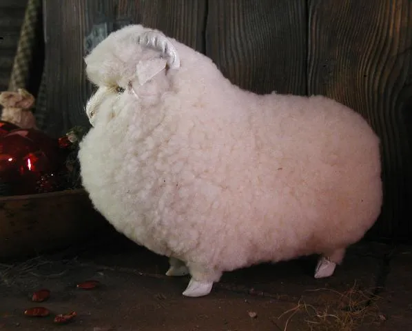 German Wooly Ram Folk Art Very Unique