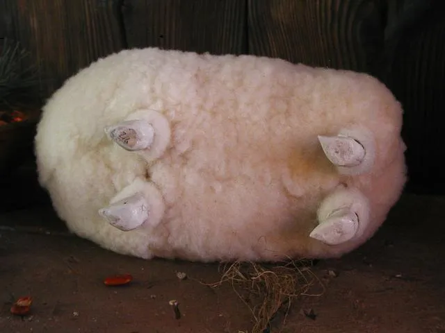 German Wooly Ram Folk Art Very Unique