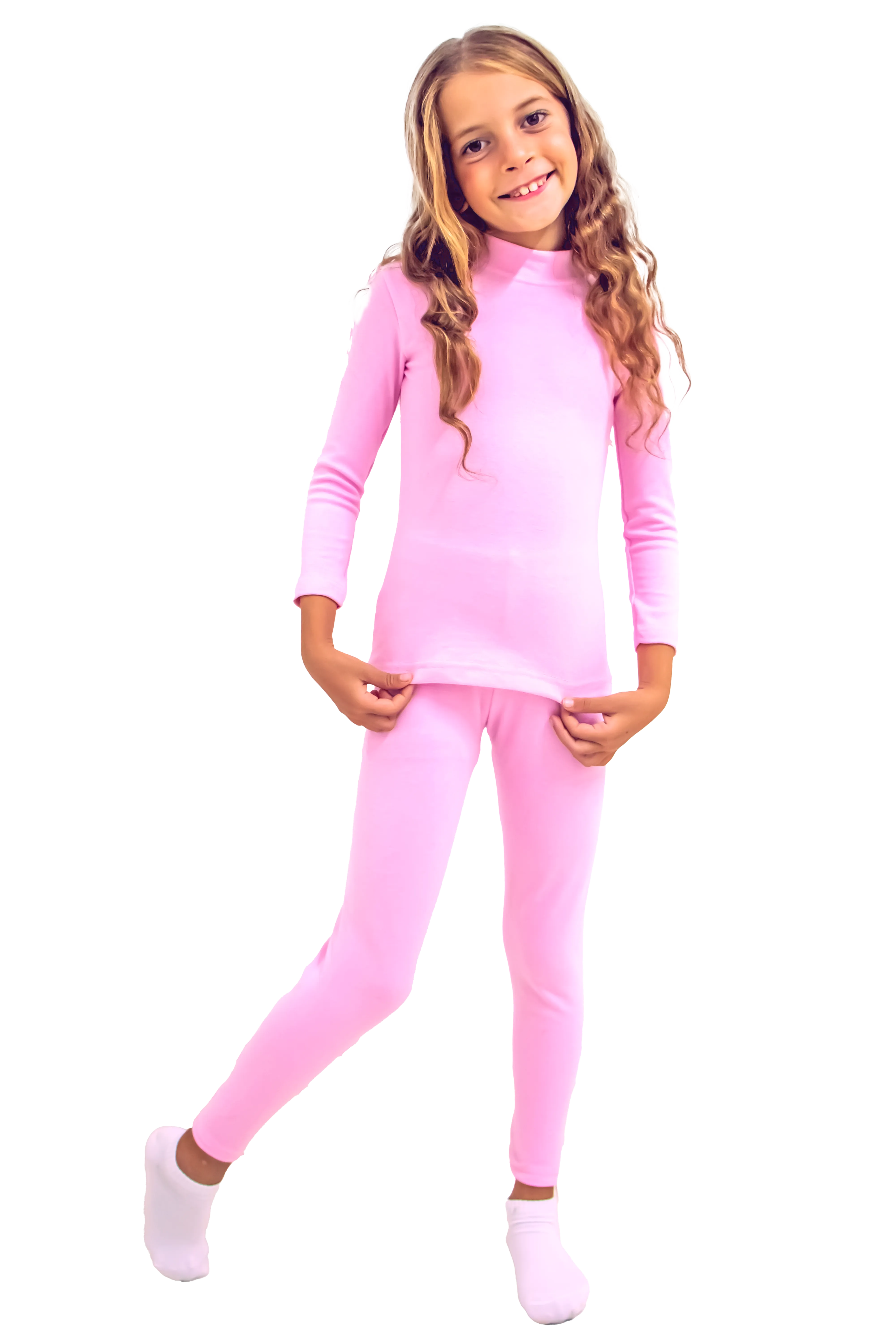 Girl’s Primo Half Collar Thermal Set (Lycra Plush)