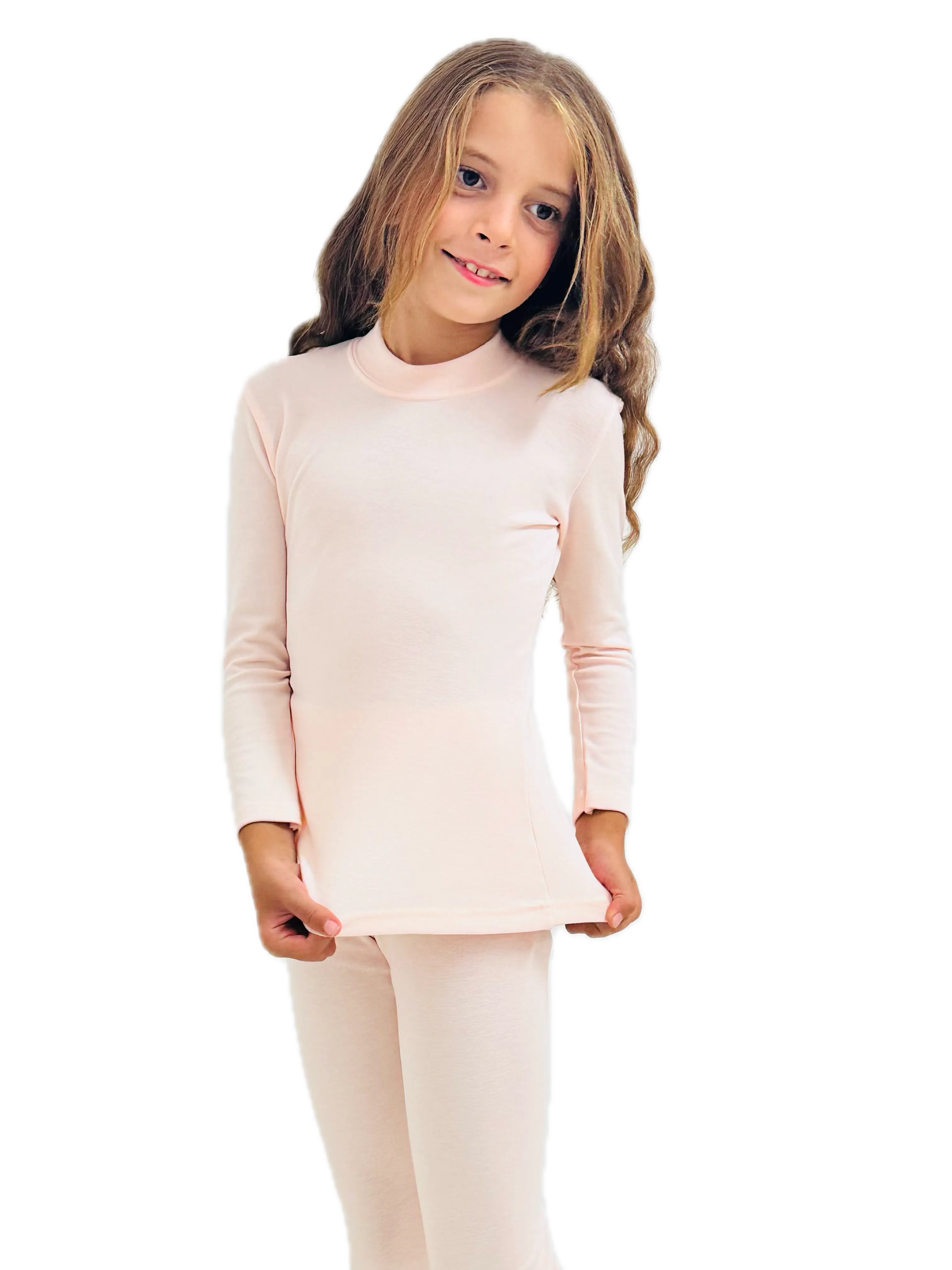 Girl’s Primo Half Collar Thermal Set (Lycra Plush)