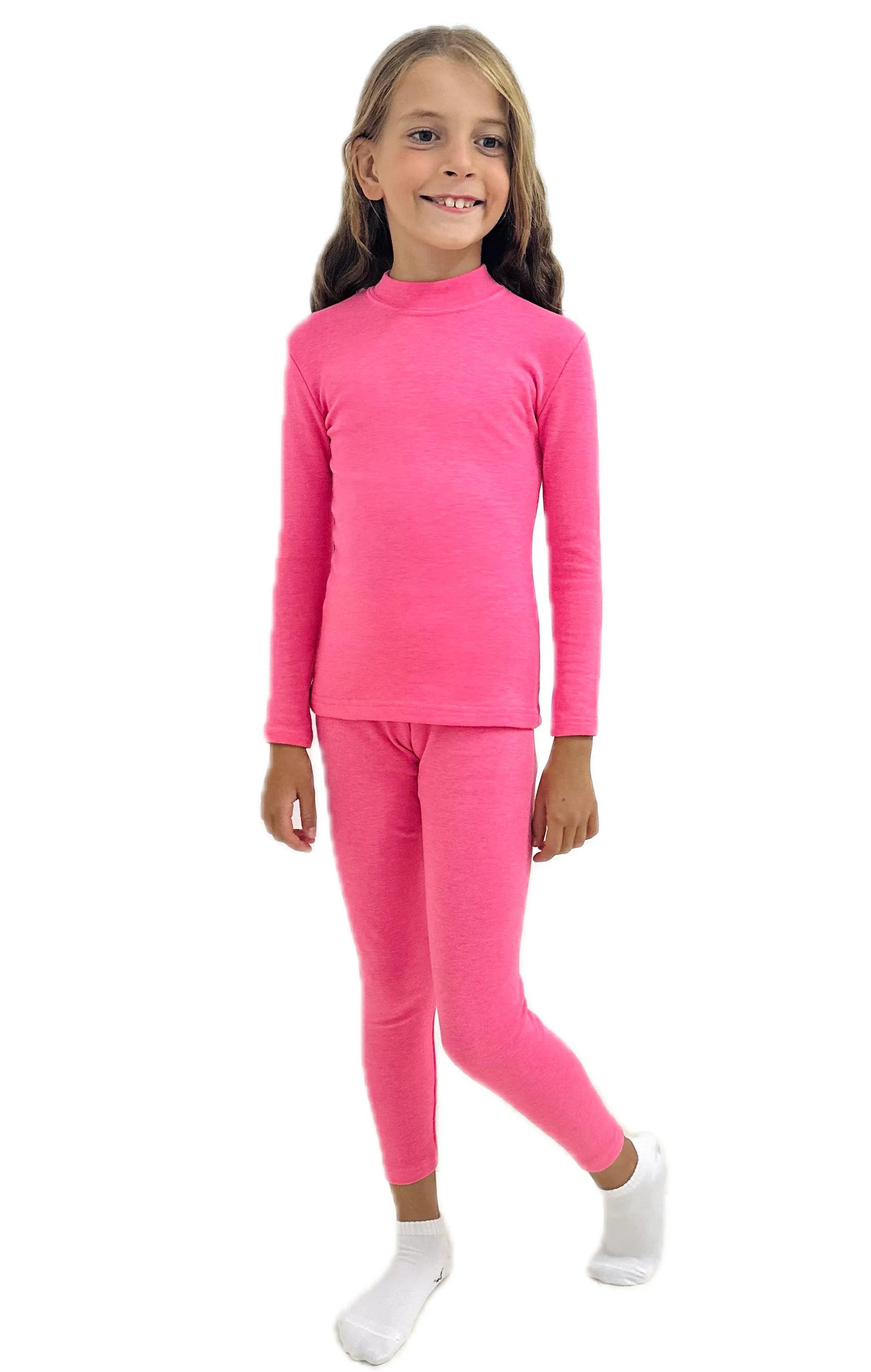 Girl’s Primo Half Collar Thermal Set (Lycra Plush)