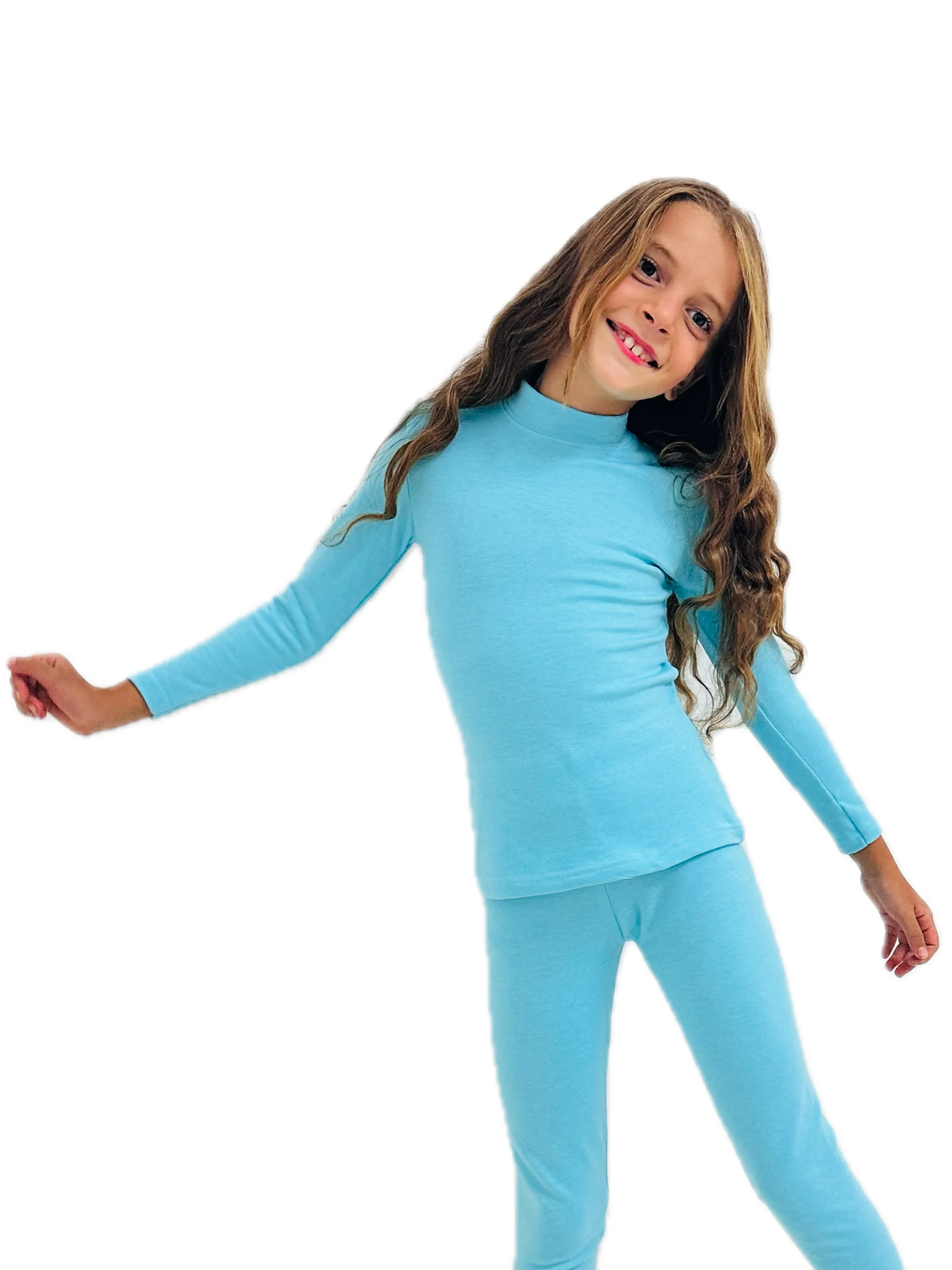 Girl’s Primo Half Collar Thermal Set (Lycra Plush)