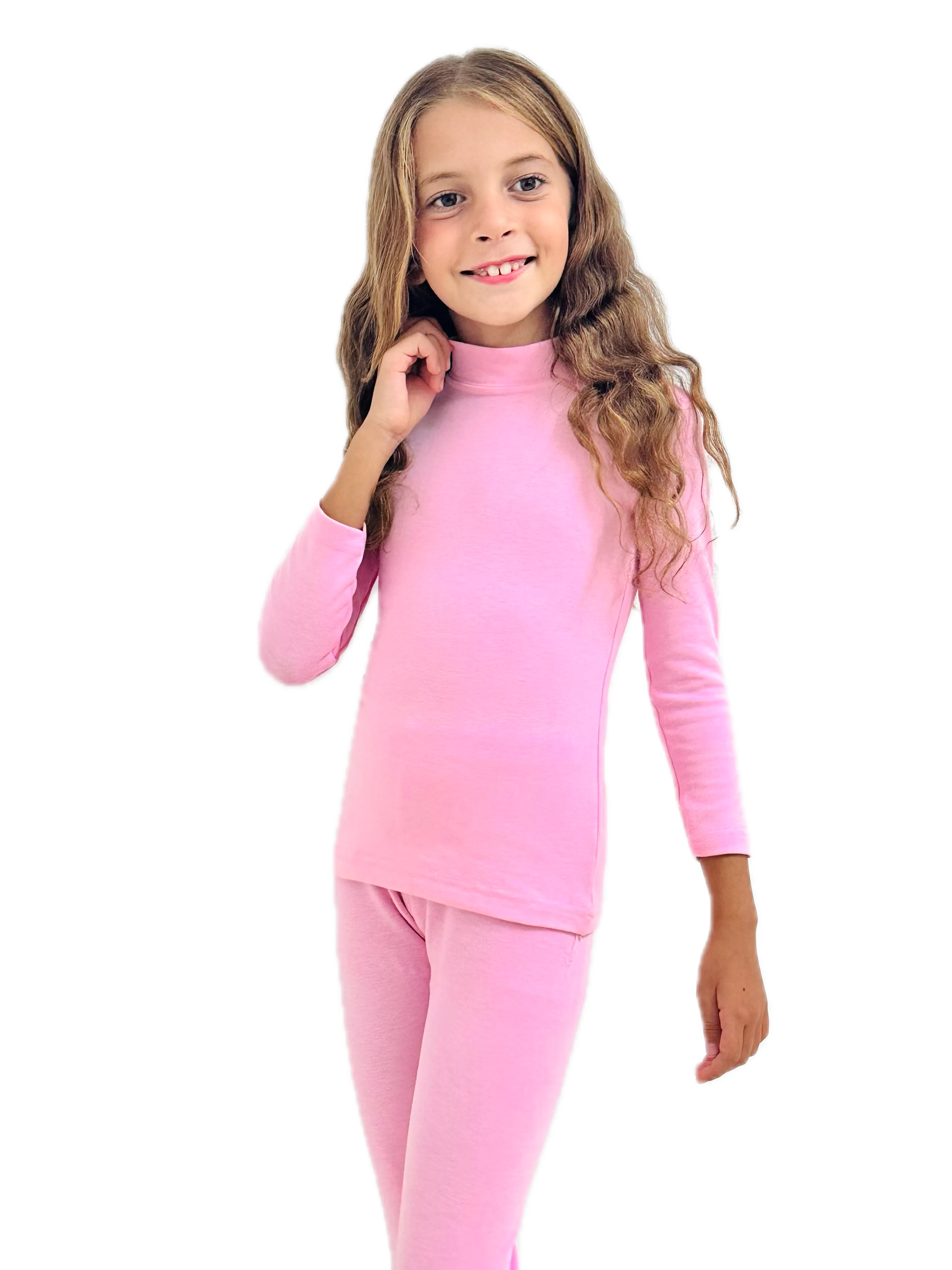 Girl’s Primo Half Collar Thermal Set (Lycra Plush)
