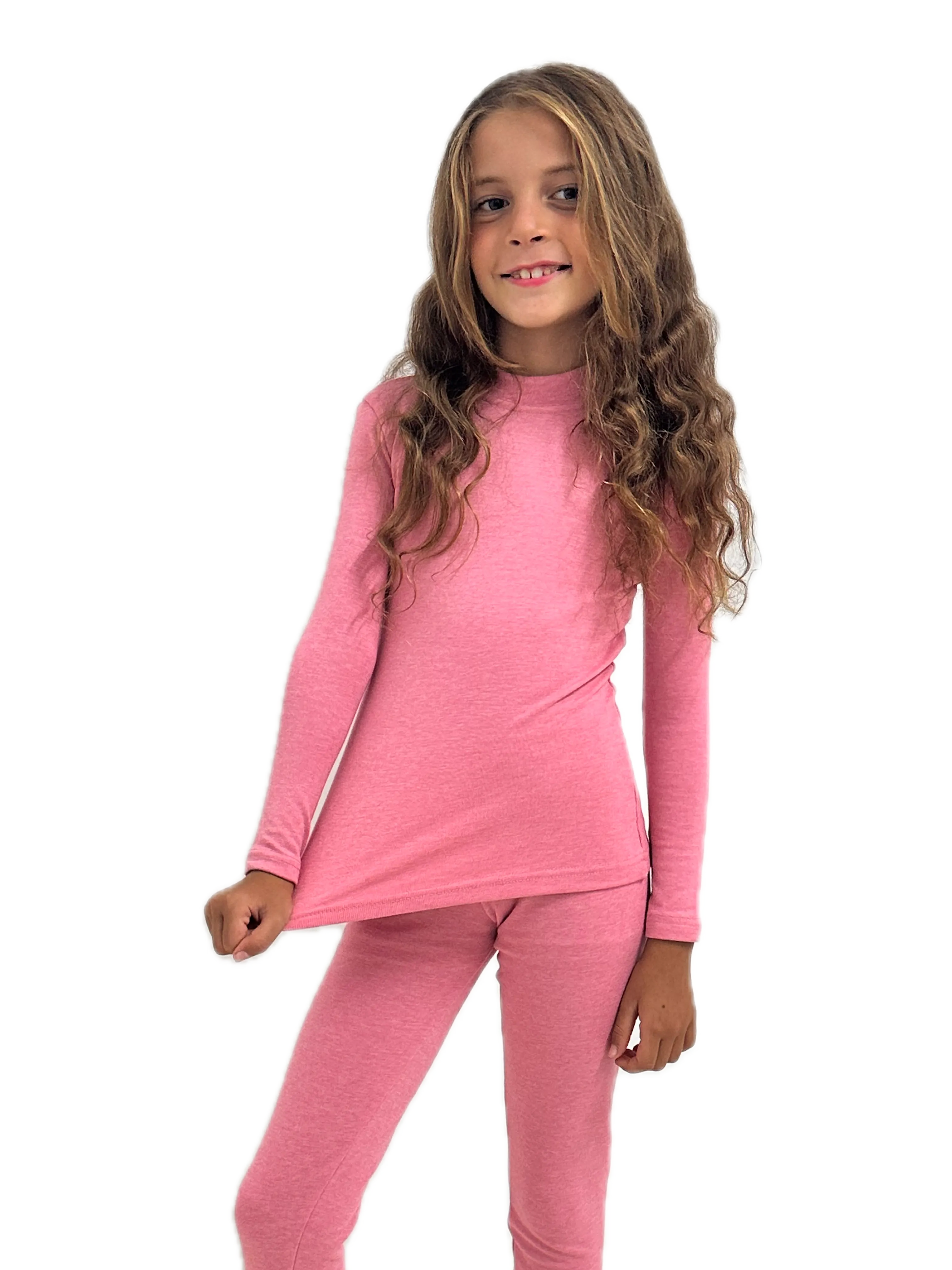 Girl’s Primo Half Collar Thermal Set (Lycra Plush)