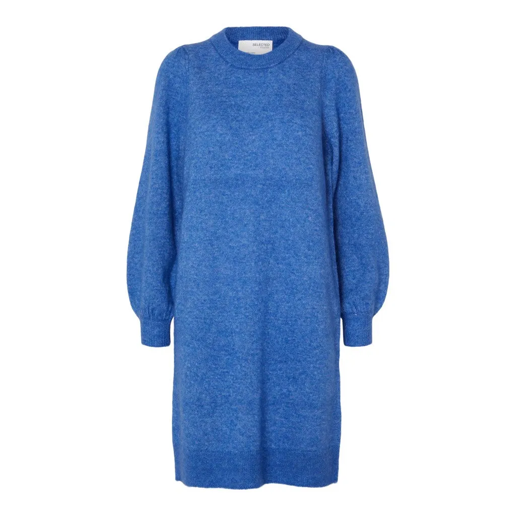 Mola Mia Ls Knit Dress - Nebulas Blue