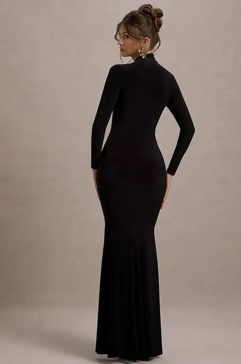 Obsidian Allure Bodycon Dress