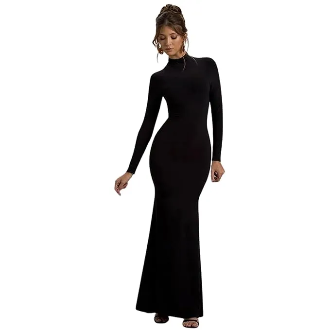 Obsidian Allure Bodycon Dress