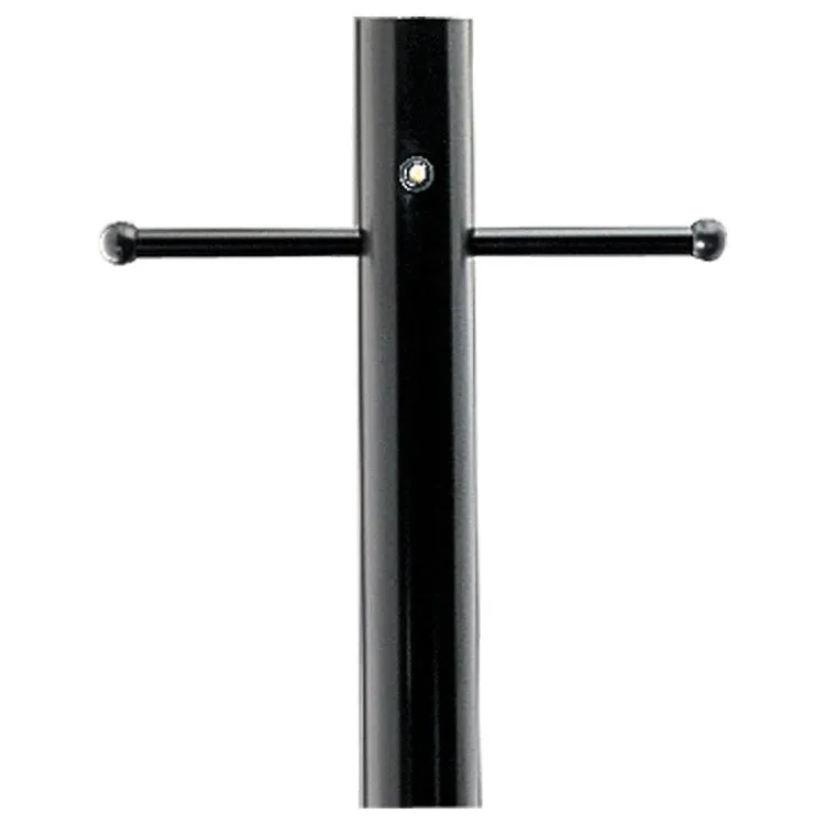 Outdoor 7' Aluminum Post with Photocell/Ladder Rest/GCO