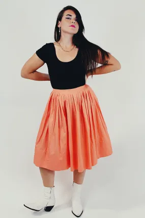 Pleated Midi Skirt