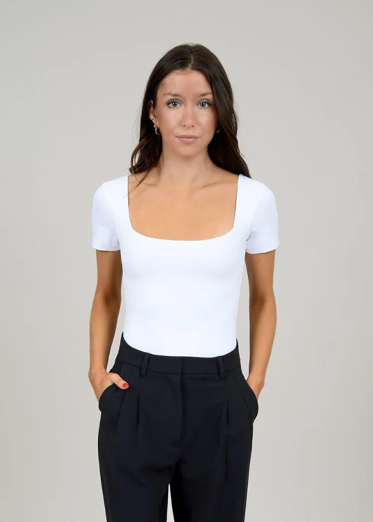 RD Style Stacy S/S Bodysuit - White