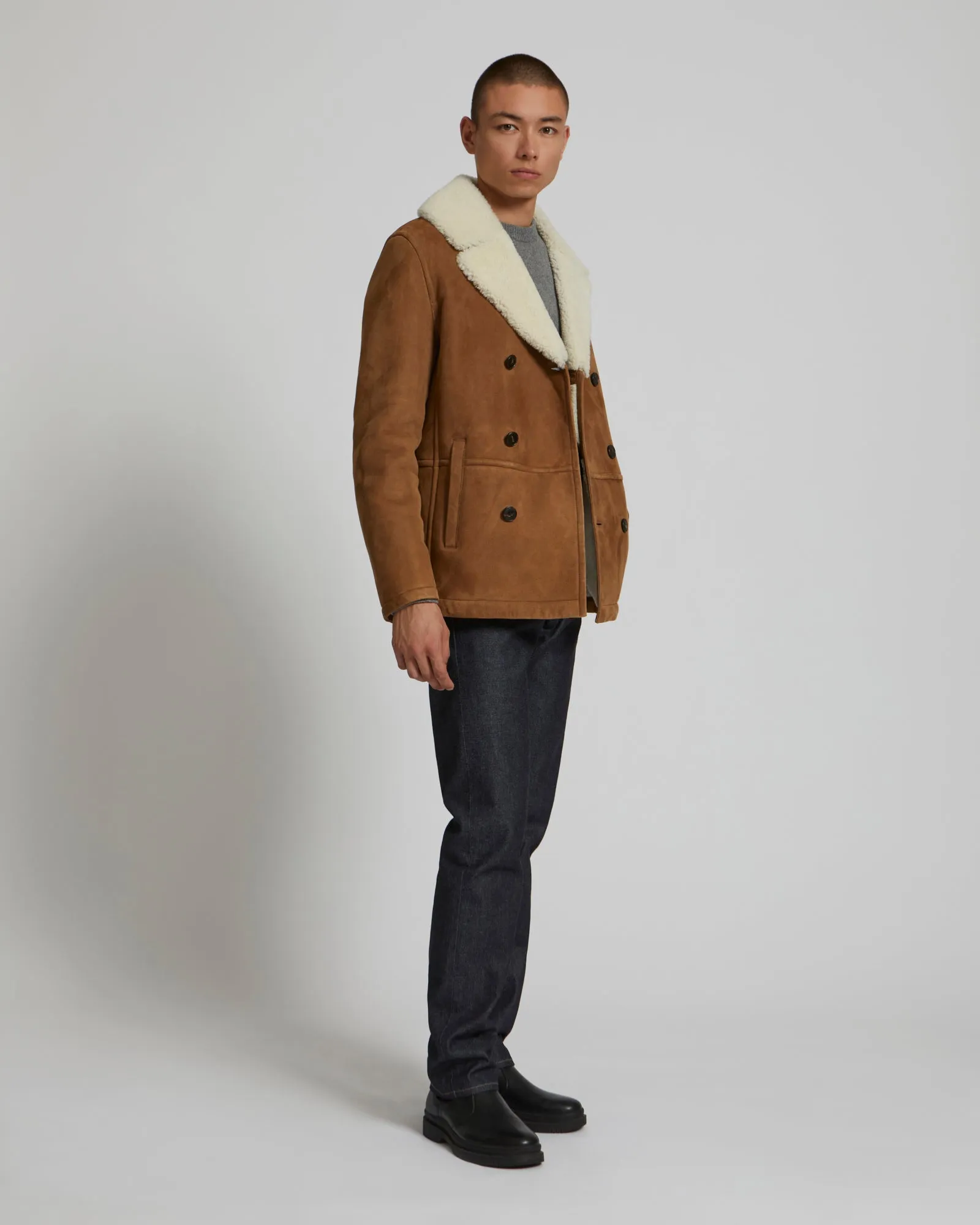 Shearling PeaCoat