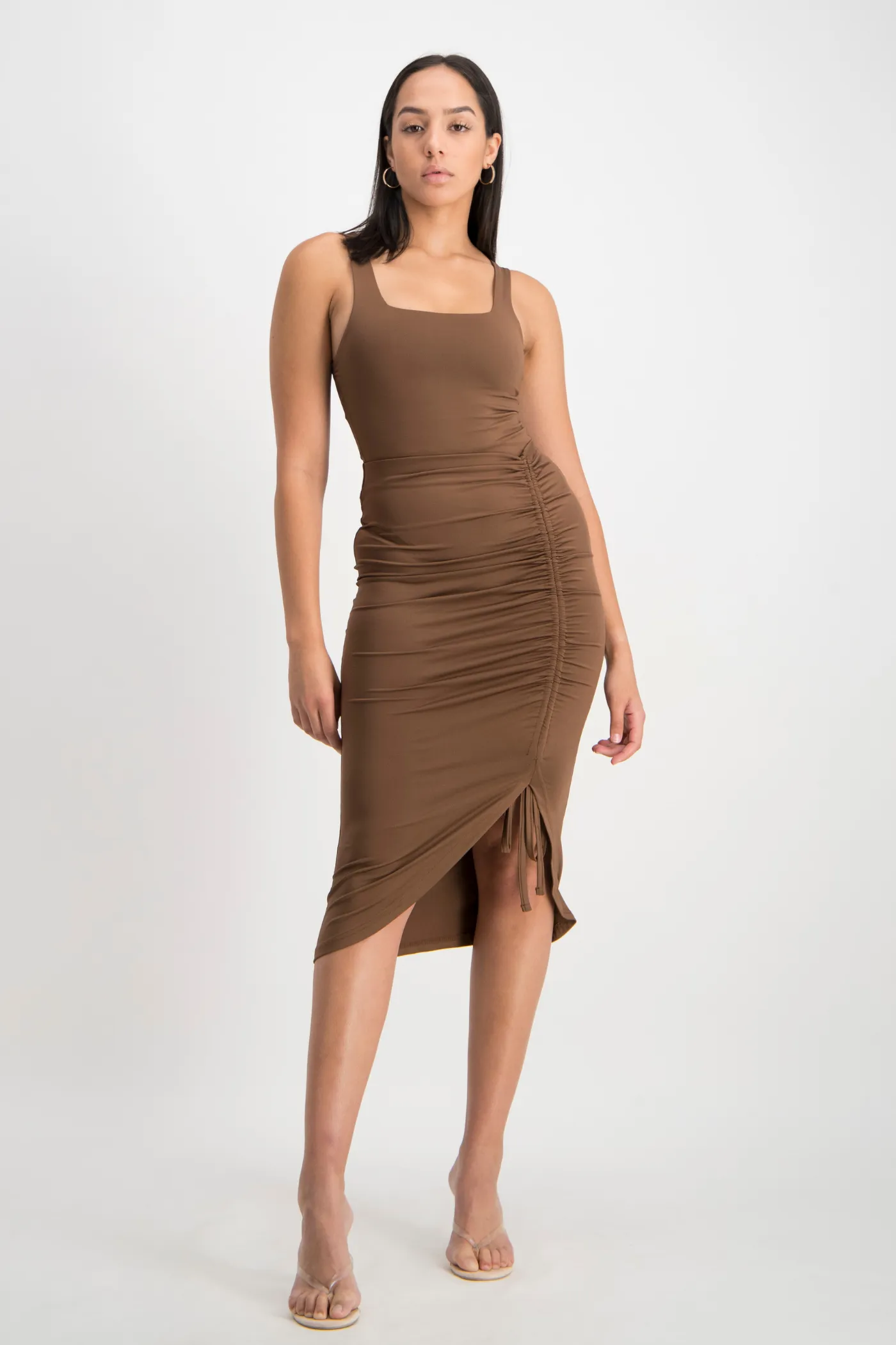 Thandi Square Neck Bodysuit - Pinecone
