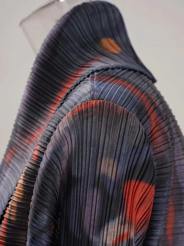 Truly Pleated Tailored Belted Trench Coat