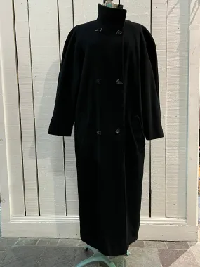 Vintage L’image by Irving Posluns Wool and Cashmere Blend Long Coat, Union Made in Canada, Chest 42”