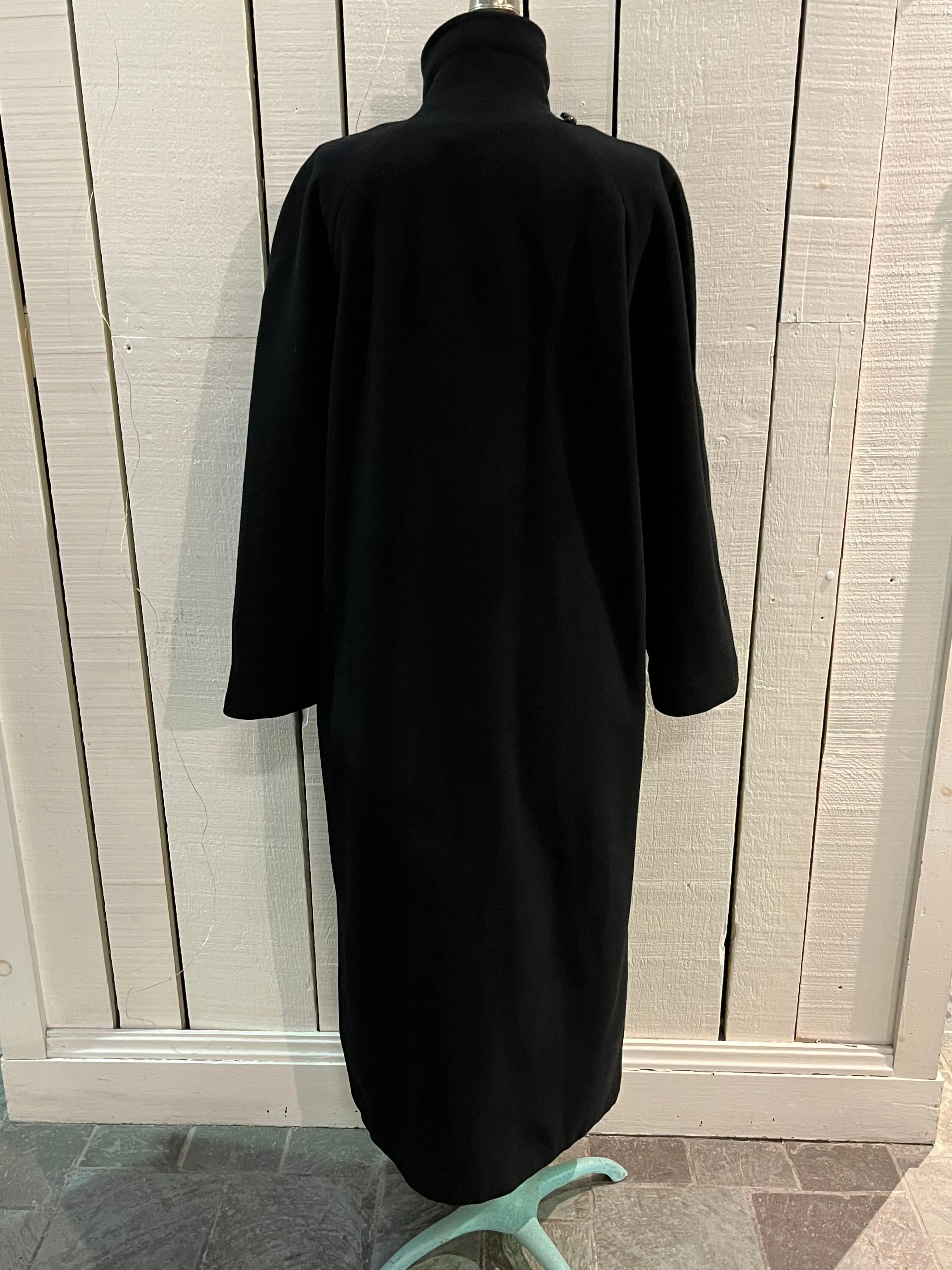 Vintage L’image by Irving Posluns Wool and Cashmere Blend Long Coat, Union Made in Canada, Chest 42”