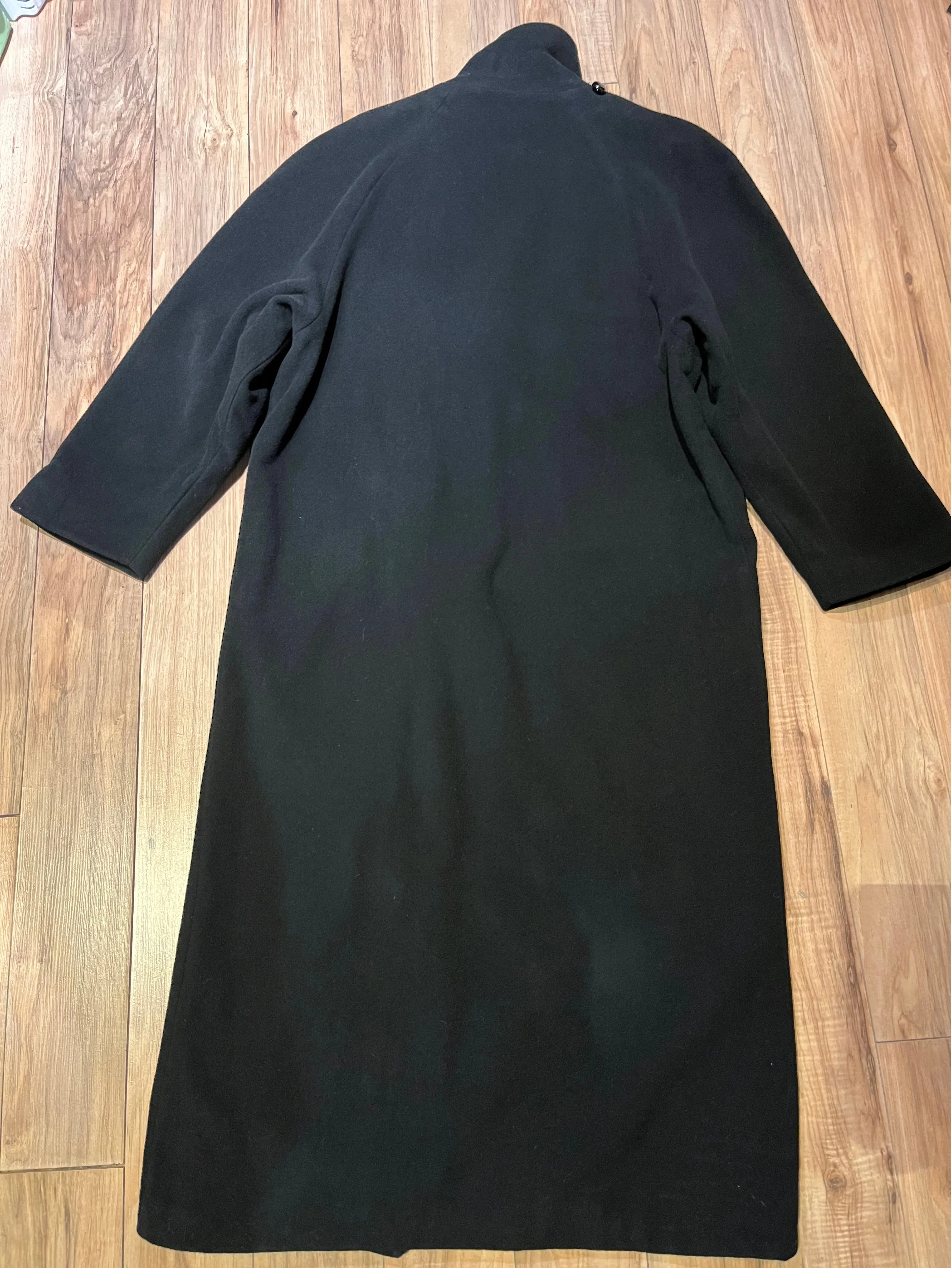 Vintage L’image by Irving Posluns Wool and Cashmere Blend Long Coat, Union Made in Canada, Chest 42”