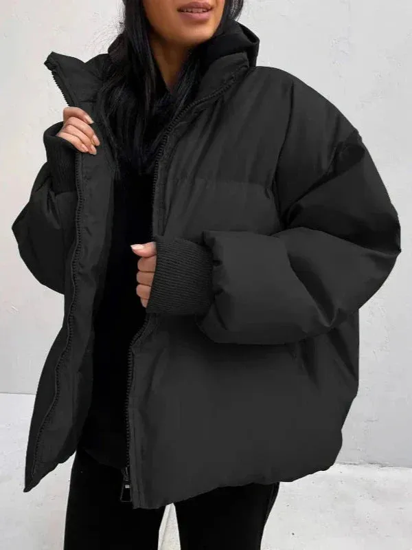 Wenkouban-Winter outfits Christmas Winter Oversized Cotton Thick Padded Coat
