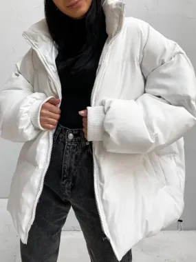 Wenkouban-Winter outfits Christmas Winter Oversized Cotton Thick Padded Coat