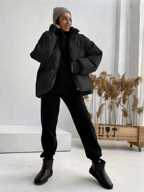 Wenkouban-Winter outfits Christmas Winter Oversized Cotton Thick Padded Coat